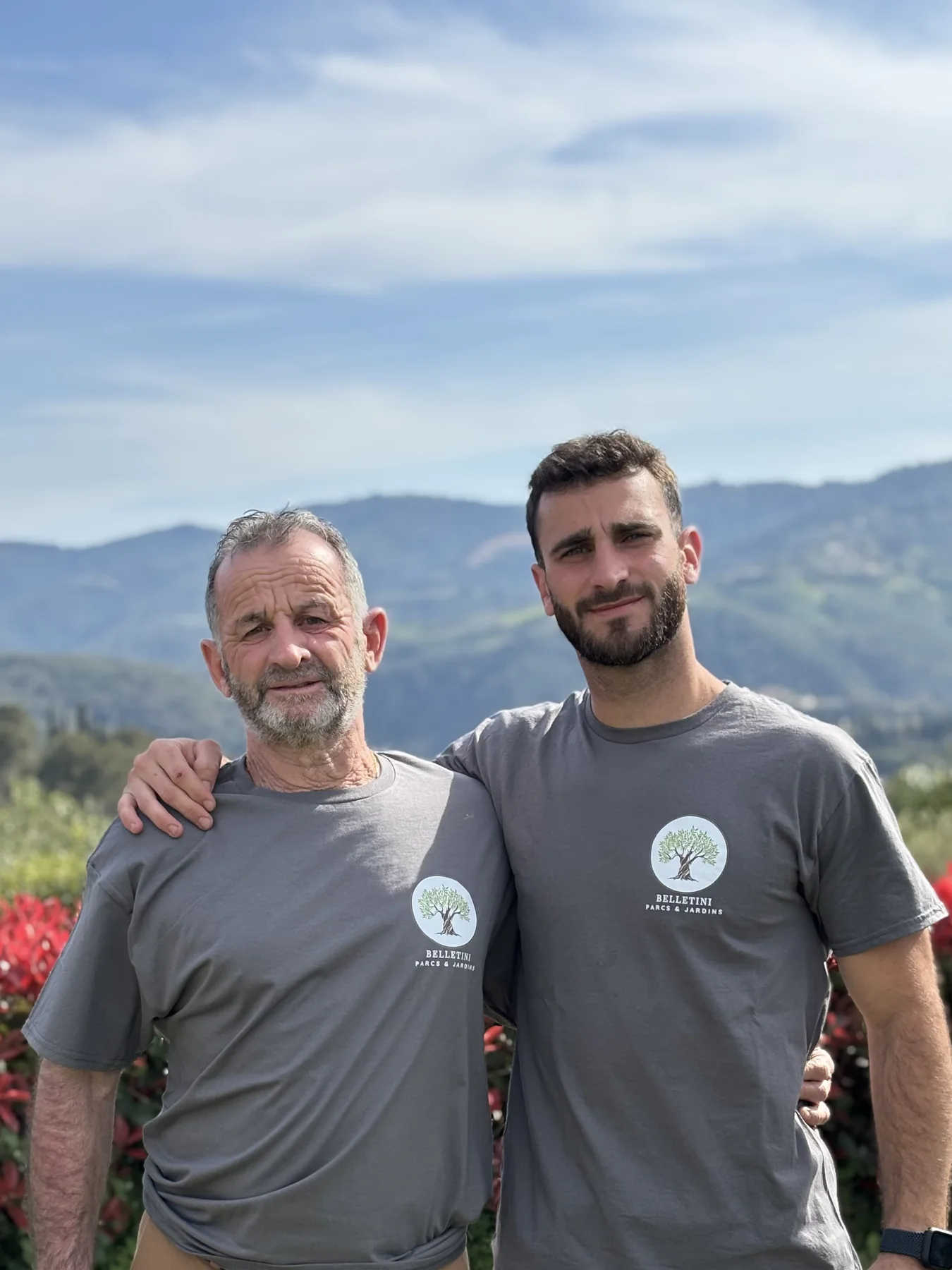 Philippe et Logan BELLETINI, entreprise familiale de paysage